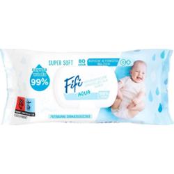 Fifi Aqua Super Soft 99% Wody chusteczki dla dzieci 80 sztuk