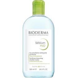 Bioderma Sébium H2O Purifying Cleansing Micelle Solution płyn micelarny do tłustej skóry 500 ml