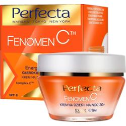 Perfecta - Fenomen C - Energia i detox - Krem nawilżający na dzień i na noc 30+ SPF6 - 50 ml