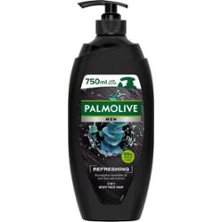 Palmolive MEN Refreshing odświeżający żel pod prysznic dla mężczyzn 3w1 eukaliptus sól morska 750ml