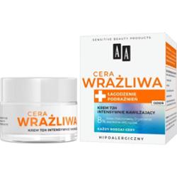 AA krem do twarzy nawilżający 72h na dzień Cera Wrażliwa 50 ml