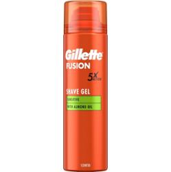 Gillette Fusion Żel do golenia z olejkiem migdałowym, skóry wrażliwej, 200 ml