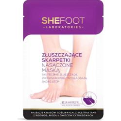 SheFoot Złuszczające skarpetki nasączone maską