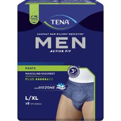 TENA Men Pants Plus Blue L/XL 95-130cm 8 szt
