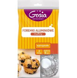 Gosia foremki aluminiowe do pieczenia Muffiny 2szt