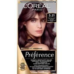 L’Oréal Paris Préférence farba do włosów odcień 5.21 Cool Iridescent Light Brown 1 szt.