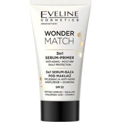 Eveline Cosmetics Wonder Match baza pod makijaż, podkład 3 w 1 SPF20 30 ml