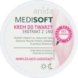 Anida Medisoft Krem do twarzy nawilżająco-łagodzący ekstrakt z lnu 100 ml