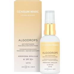 ALGODROPS SATIN Anti-photoaging Protective Face Emulsion with a satin finish                                                                       Innowacyjna kremowa emulsja ochronna przeciw fotostarzeniu SPF 50+ UVB UVA PA++++ HEV/IR 50 ml