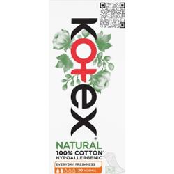Kotex wkładki higieniczne Liners Normal Natural 20 szt.