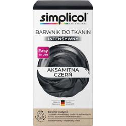 Simplicol barwnik do tkanin Aksamitna Czerń 560 g