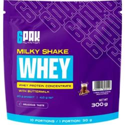6Pak Milky Shake Whey Chocolate 300 g