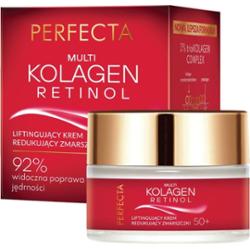 Perfecta Multi-Kolagen Retinol Liftingujący krem do twarzy redukujący zmarszczki 50+ 50 ml