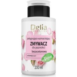 Delia Cosmetics pielęgnująco-wzmacniający zmywacz do paznokci bezacetonowy 200 ml