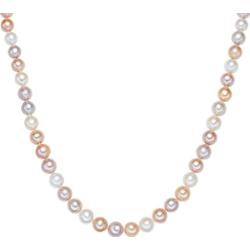 Valero Pearls Łańcuszek Perła hodowlana słodkowodna Wielokolorowy Naszyjniki 1 ct Damski