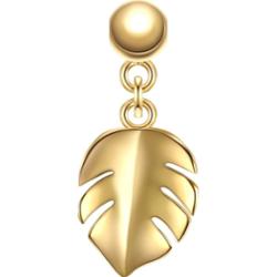 Glanzstücke München Charm Listek Srebro wysokiej próby Żółte złoto Wisiorki 1 ct Damski