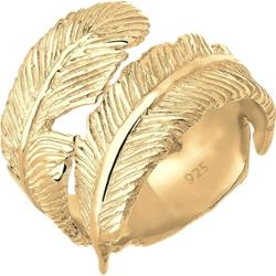 Elli Damski Wrap Pióro Boho Trend w srebrze 925 Sterling Silver Pierścionki 1 ct