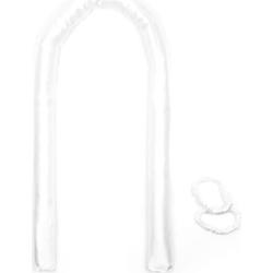 So fluffy Jedwabny wałek do kręcenia włosów Paski do spodni 1 ct Biały