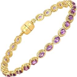 Rafaela Donata Bransoletka Srebro wysokiej próby Żółte złoto Bransoletki 1 ct Damski