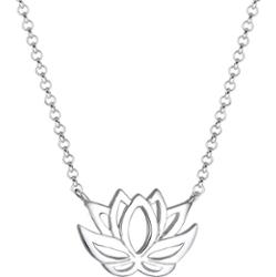 Elli Damska zawieszka Kwiat Lotosu w srebrze próby 925 Sterling Silver Naszyjniki 1 ct Damski