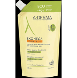 A-DERMA Exomega Control ekologiczny olej zamienny Żele i mydła do mycia dla niemowląt 500 ml