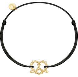 Glanzstücke München Bransoletka Precel serce Srebro wysokiej próby Srebrny Bransoletki 1 ct Damski