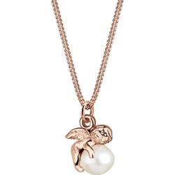 Elli Damski Aniołek z perłą hodowlana słodkowodną w srebrze 925 Sterling Silver Naszyjniki 1 ct