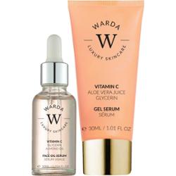 WARDA LUXURY SKINCARE Duet pielęgnacyjny z witaminą C Serum z witaminą c 1 ct Damski