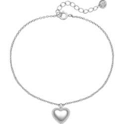 Glanzstücke München Bransoletka Serce z Srebro wysokiej próby w Srebrny Bransoletki 1 ct Damski