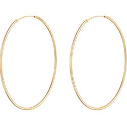 Elli Damskie kolczyki kreole Basic filigranowe ze srebra próby 925 Sterling Silver Kolczyki koła 1 ct