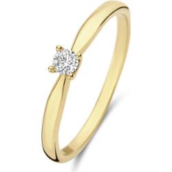 Isabel Bernard Pierścionek Isabel Bernard De La Paix Christine - 14-karatowe złoto - diament 0.10 karata Pierścionki 1 ct Damski