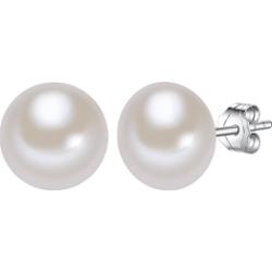 Lulu & Jane Srebro wysokiej pr óby Perła hodowlana słodkowodna Kolczyki 1 ct Damski