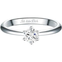 Trilani Srebrny pierścionek srebro wysokiej próby Cyrkonia srebrny Pierścionki 1 ct Damski