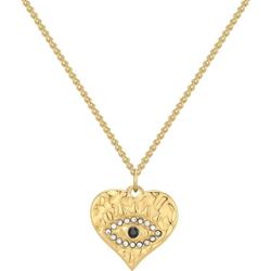 EASTSIDE Łańcuszek Stal nierdzewna Żółte złoto Naszyjniki 1 ct Damski