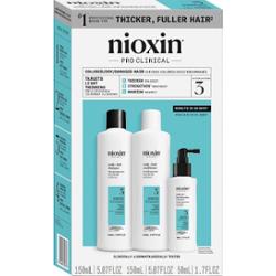 Nioxin Nioxin System 3 zestaw oczyszczający do włosów farbowanych, lekko przerzedzonych, 150+150+40 ml Zestawy do pielęgnacji włosów 1 ct