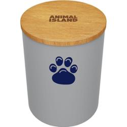 Animal Island Pojemnik na karmę S, Psia główka Szampony 3000 ml Szary