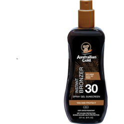 Australian Gold SPF 30 Spray Gel with Bronzer - Żel w sprayu do opalania z bronzerem Ochrona przeciwsłoneczna 237 ml
