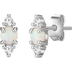 Glanzstücke München Kolczyki Romb z Srebro wysokiej próby w Srebrny 1 ct Damski