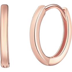 Rafaela Donata Srebrne kolczyki kreole srebro wysokiej próby srebrny Kolczyki 1 ct Damski