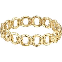 Glanzstücke München Srebrny pierścionek srebro wysokiej próby żółte złoto Pierścionki 1 ct Damski