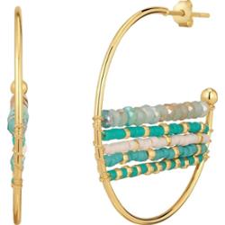 Yokoamii Kolczyki Mosiadz Żółte złoto 1 ct Damski