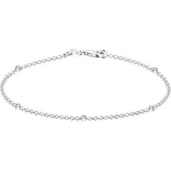 Elli Filigranowa damska bransoletka z kryształkami ze srebra próby 925 Bransoletki 1 ct Damski