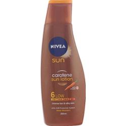 NIVEA Mleko SUN MARCHEW SPF6 Ochrona przeciwsłoneczna 200 ml Damski