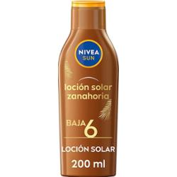 NIVEA Mleko SUN MARCHEW SPF6 Ochrona przeciwsłoneczna 200 ml Damski