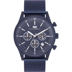 Rhodenwald & Söhne Chronograf Goodwill Niebieski Stal nierdzewna Niebieski Zegarki damskie 1 ct Męskie