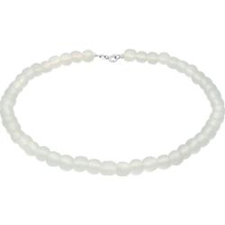 Elli Damski Trend Basic ze szklanymi koralikami w srebrze próby 925 Sterling Silver Naszyjniki 1 ct