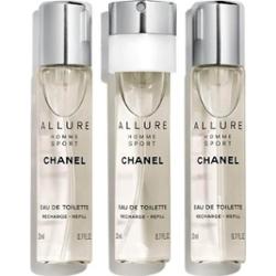 CHANEL ALLURE HOMME SPORT ZESTAW WYMIENNYCH WKŁADÓW TWIST AND SPRAY – WODA TOALETOWA 60 ml Męskie