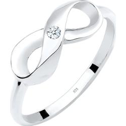 Elli DIAMONDS Diament nieskończoności 0,03 ct. srebro 925 Pierścionki 1 ct Damski