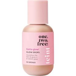 one.two.free! Krople blasku Glow Serum 30 ml Brązowy