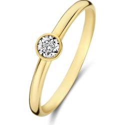 Isabel Bernard Pierścionek Isabel Bernard De La Paix Inaya - 14-karatowe złoto - diament 0.03 karata Pierścionki 1 ct Damski
